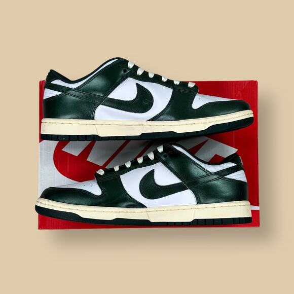 Vintage Y2K Nike Dunk Low Mens 10.5 Green White Shoes DQ8580-100 NWT main image 4